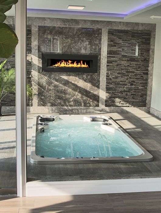 hydropool mini piscina aqua sport interno casa