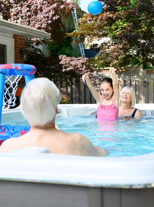 hydropool mini piscina aqua training divertimento