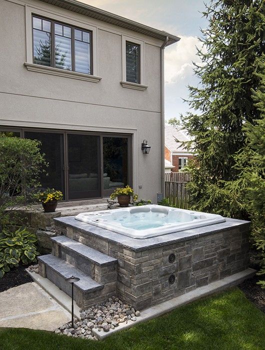 hydropool mini piscina self clean esterno casa