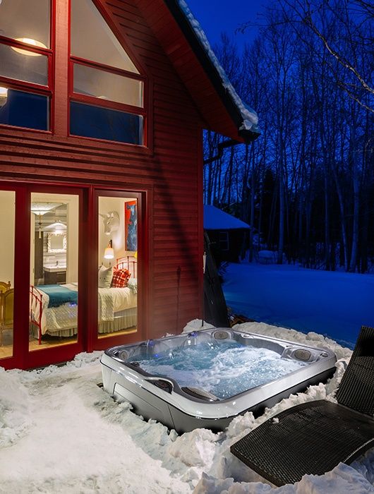 hydropool mini piscina serenity inverno neve